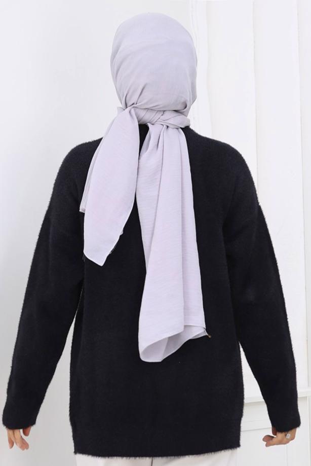 Tesettür giyim SİYAH TAŞ DETAYLI HIRKA T 80352 - TRENDTESETTÜR