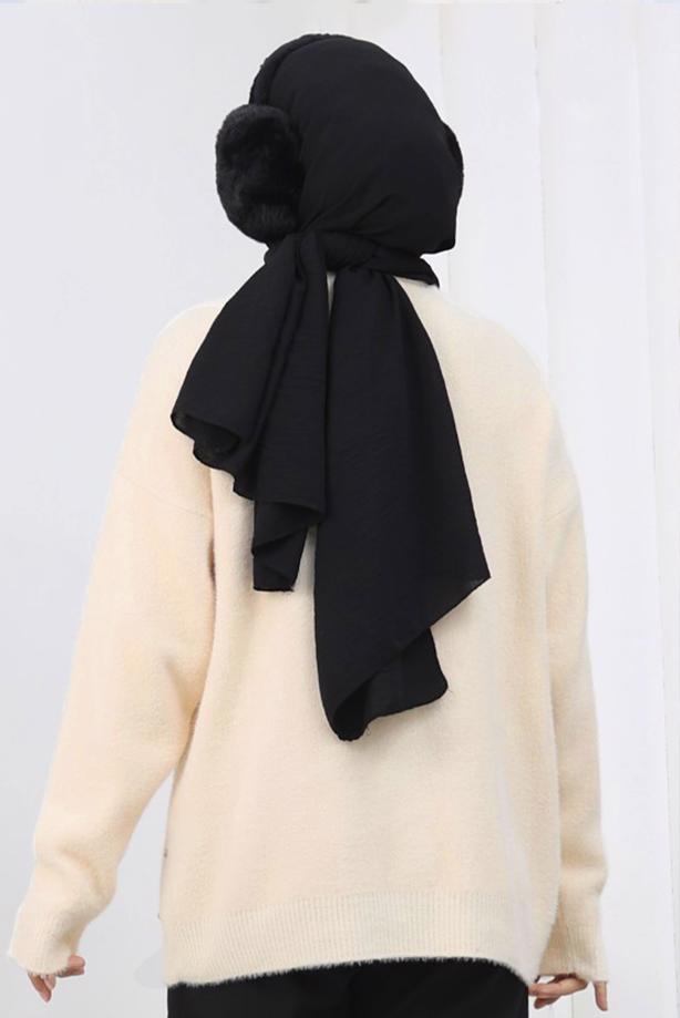 Tesettür giyim BEJ TAŞ DETAYLI HIRKA T 80352 - TRENDTESETTÜR