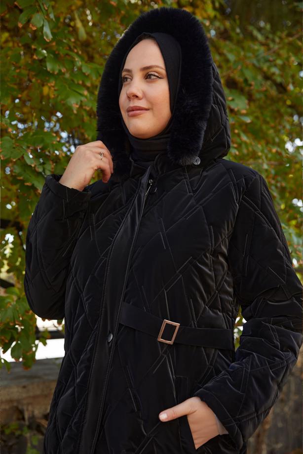 Hijab clothing  PUFFER COAT T 0407 - TRENDTESETTÜR