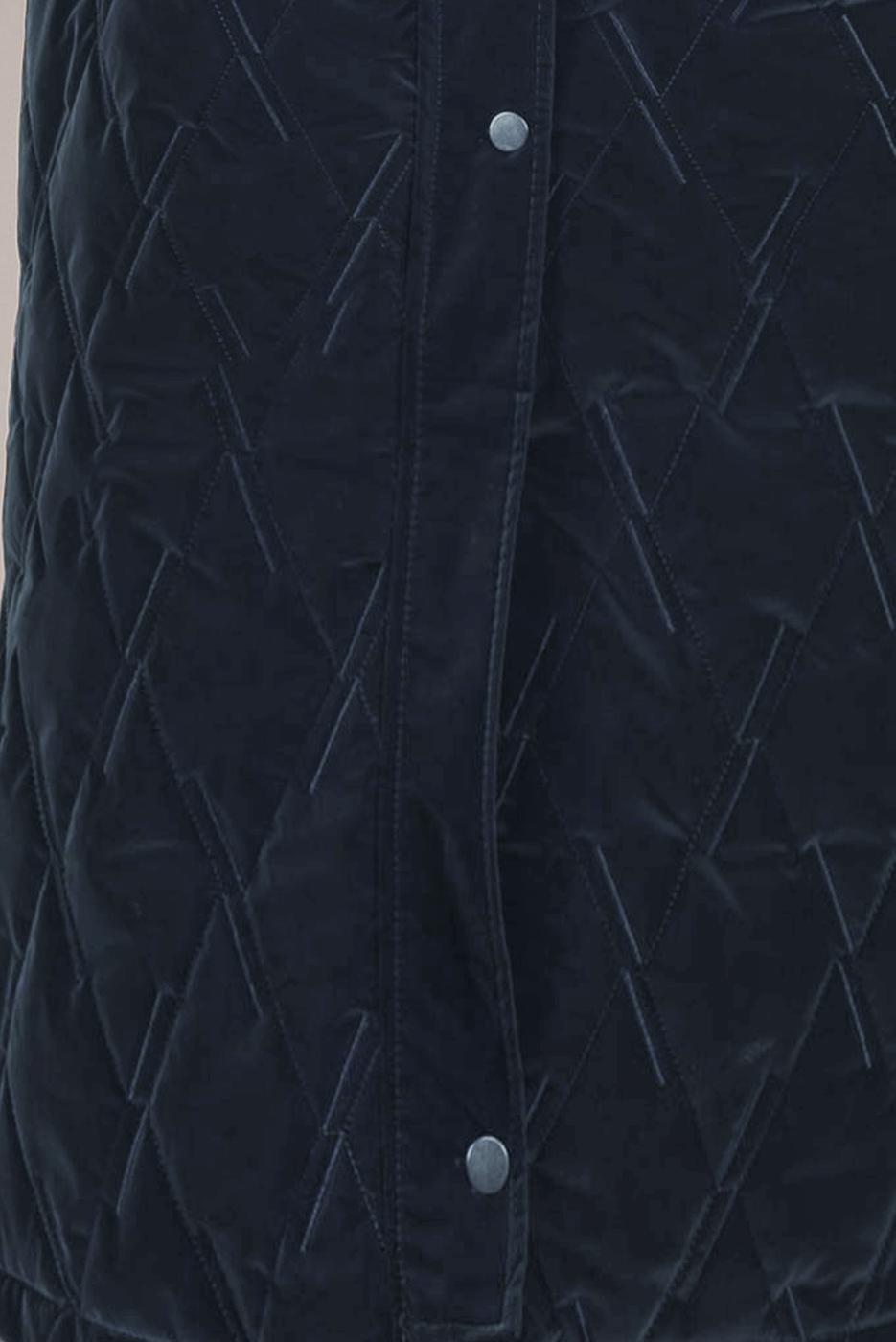 Tesettür giyim LACİVERT KAPÜŞONLU ŞİŞME KABAN T 2007