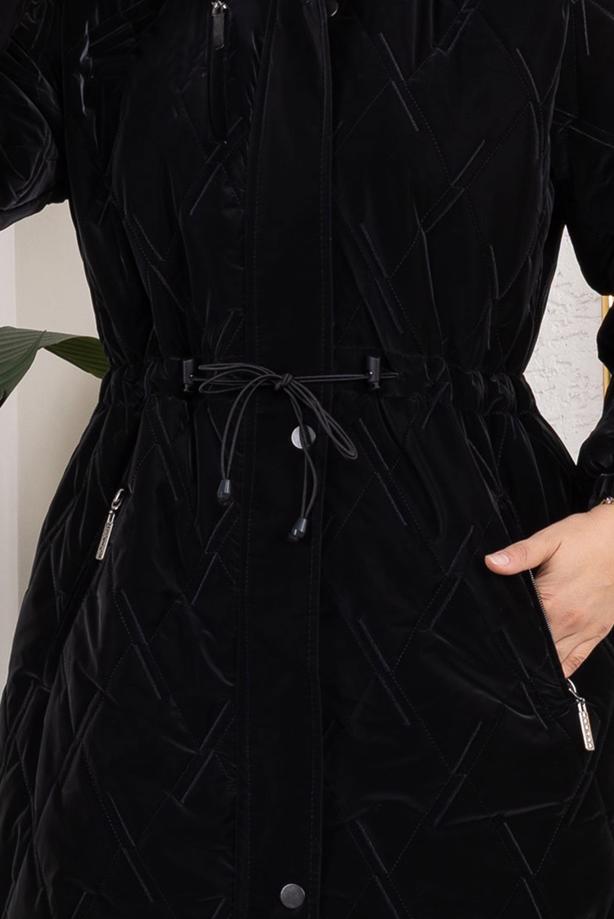 Hijab clothing  HOODED PUFFER COAT T 2207 - TRENDTESETTÜR