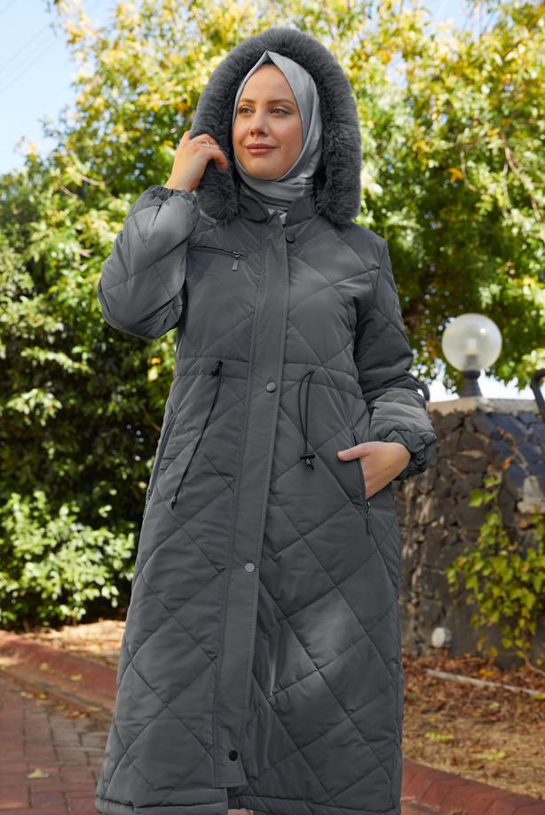 Hijab clothing  PUFFER COAT T 4007 - TRENDTESETTÜR