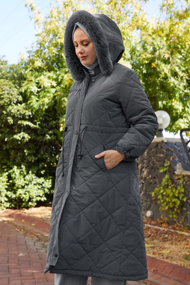 Hijab clothing  PUFFER COAT T 4007 - TRENDTESETTÜR
