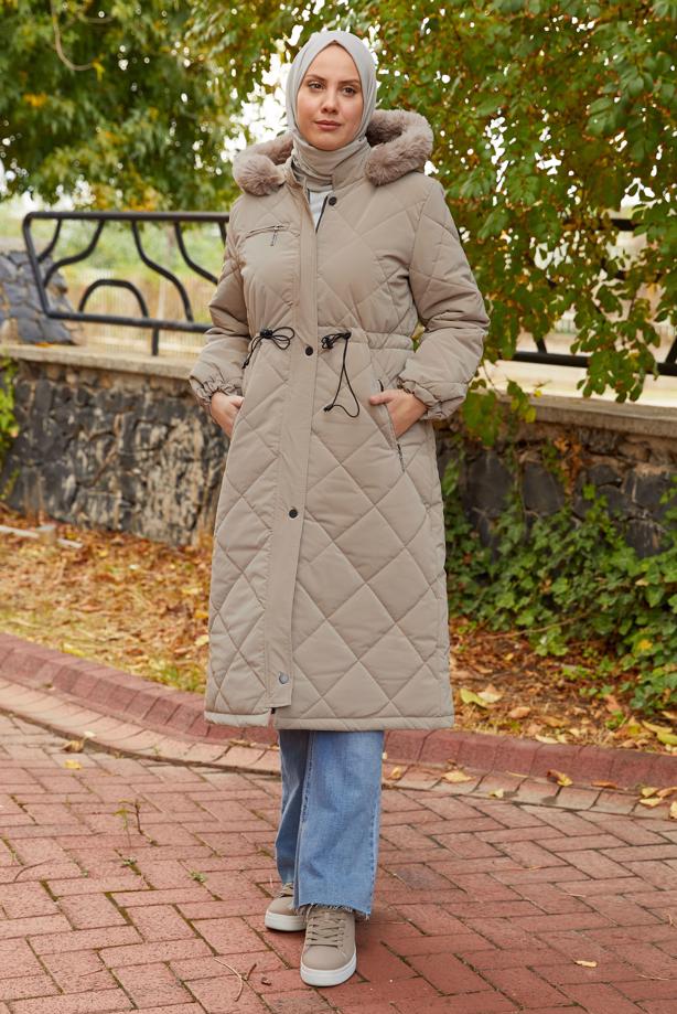 Hijab clothing  PUFFER COAT T 4007 - TRENDTESETTÜR