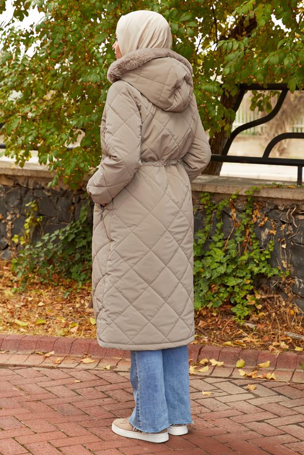 Hijab clothing  PUFFER COAT T 4007 - TRENDTESETTÜR