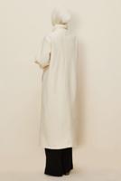 Hijab clothing ECRU CACHET COAT T 4526