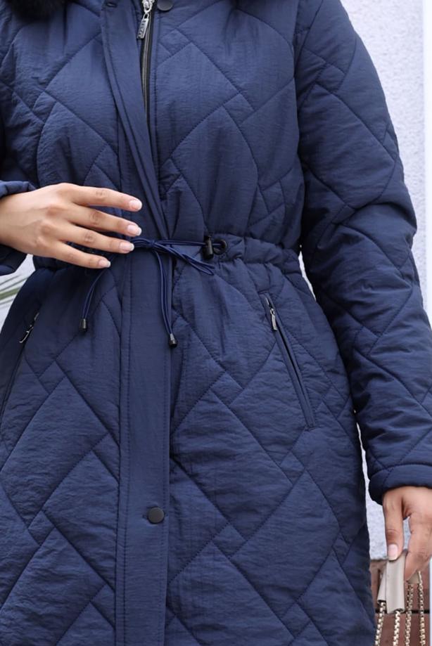 Hijab clothing  PUFFER COAT T 82007 - TRENDTESETTÜR