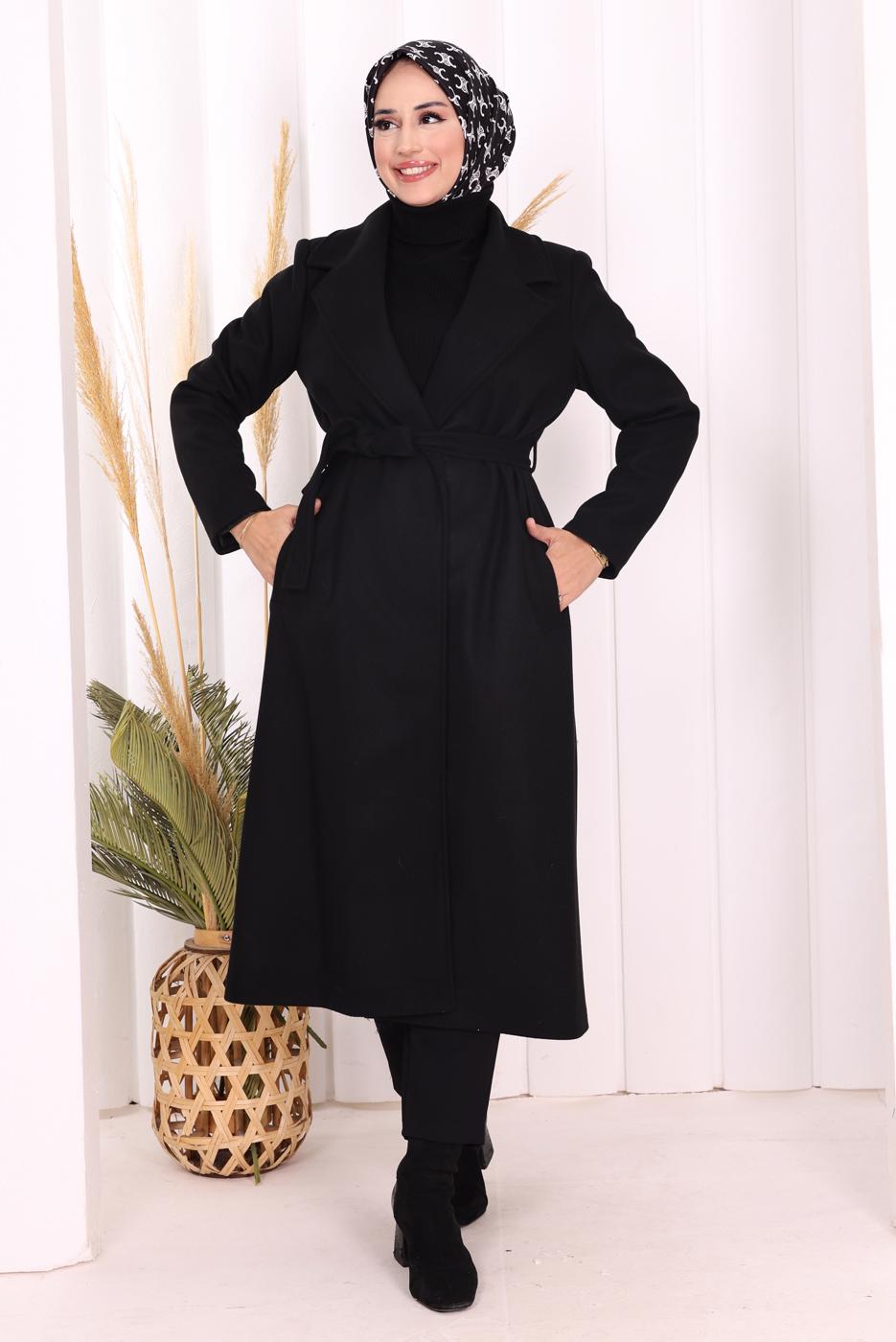 Hijab clothing BLACK T 96007 BYM KABAN