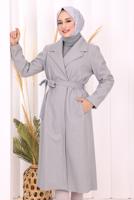 Hijab clothing GREY T 96007 BYM KABAN