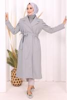Hijab clothing GREY T 96007 BYM KABAN