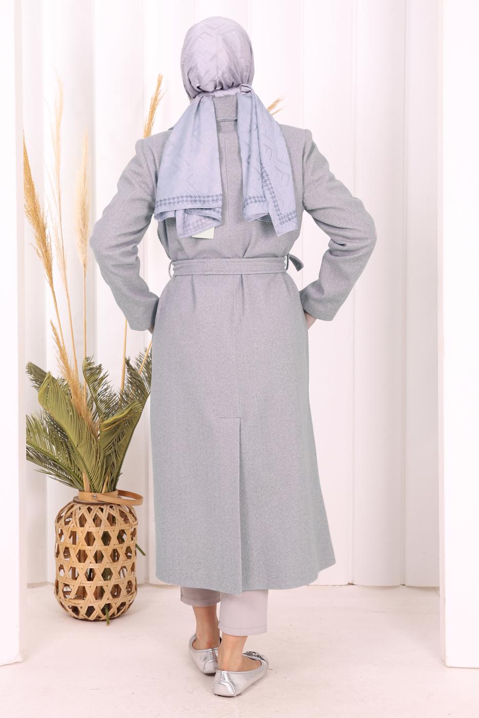 Hijab clothing GREY T 96007 BYM KABAN