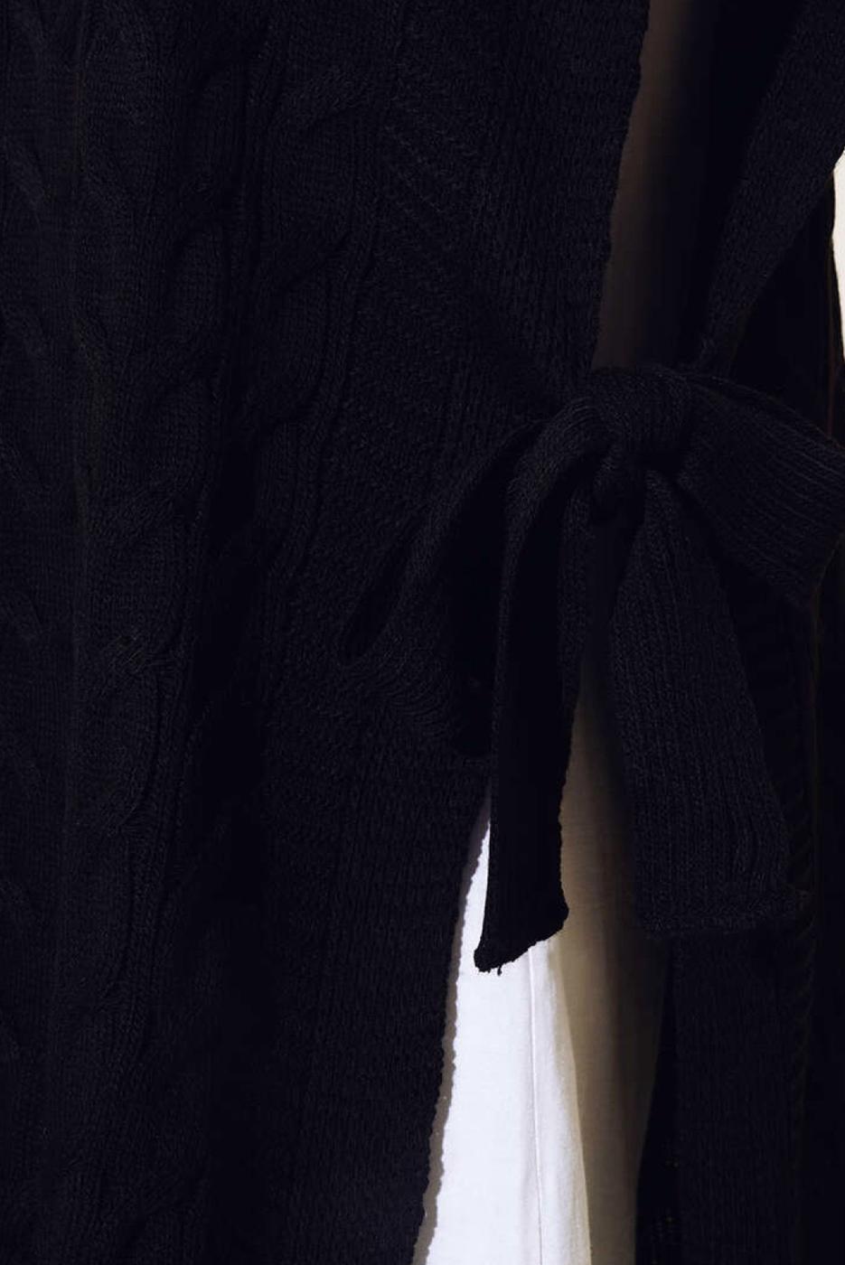 Tesettür giyim SİYAH TRİKO SÜVETER T 42011