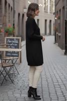 Tesettür giyim SİYAH TRİKO TUNİK T 4744