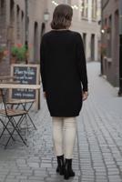 Tesettür giyim SİYAH TRİKO TUNİK T 4744