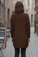 Tesettür giyim KAHVE TRİKO TUNİK T 4744