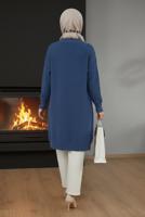 Tesettür giyim LACİVERT TRİKO TUNİK T 4744