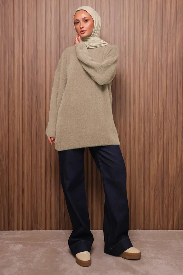 STAND-UP COLLAR TUNIC T 5770