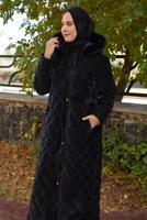 Vêtements hijab NOIR DOUDOUNE T 3307