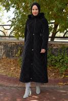 Vêtements hijab NOIR DOUDOUNE T 3307