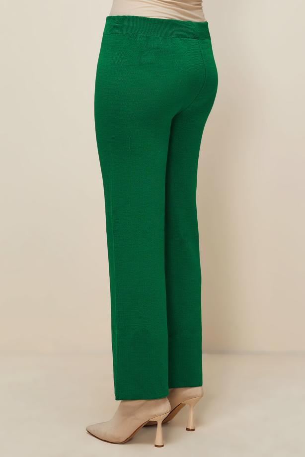 Hijab clothing GREEN T 3842 NSS TRİKO PANTOLON - TRENDTESETTÜR