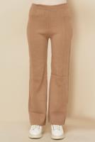 Tesettür giyim KAHVE TRİKO PANTOLON T 3842