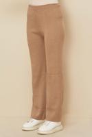 Tesettür giyim KAHVE TRİKO PANTOLON T 3842