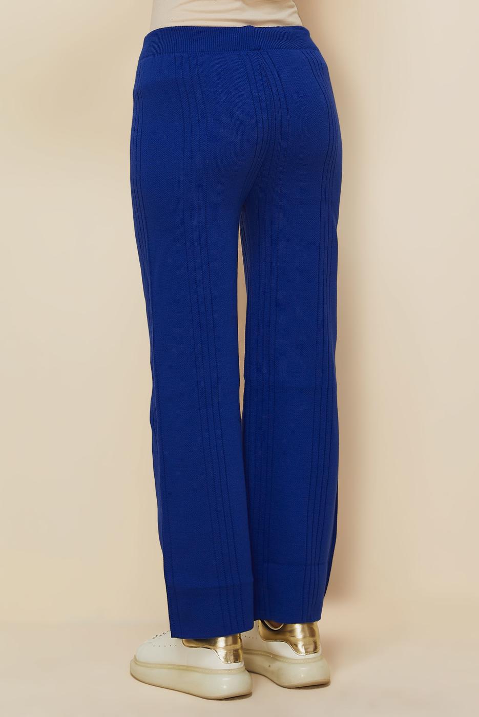 Tesettür giyim LACİVERT TRİKO PANTOLON T 3842