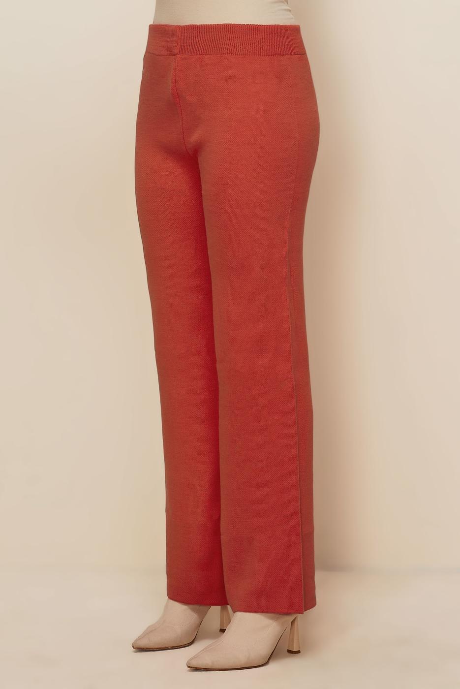 Hijab clothing ORANGE T 3844 NSS TRİKO PANTOLON