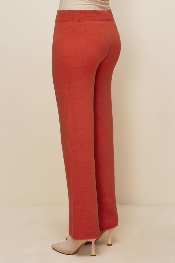 Hijab clothing ORANGE T 3844 NSS TRİKO PANTOLON - TRENDTESETTÜR