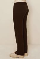 Hijab clothing BROWN T 3844 NSS TRİKO PANTOLON