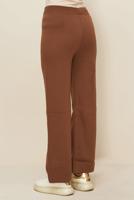 Tesettür giyim TABA TRİKO PANTOLON T 3844