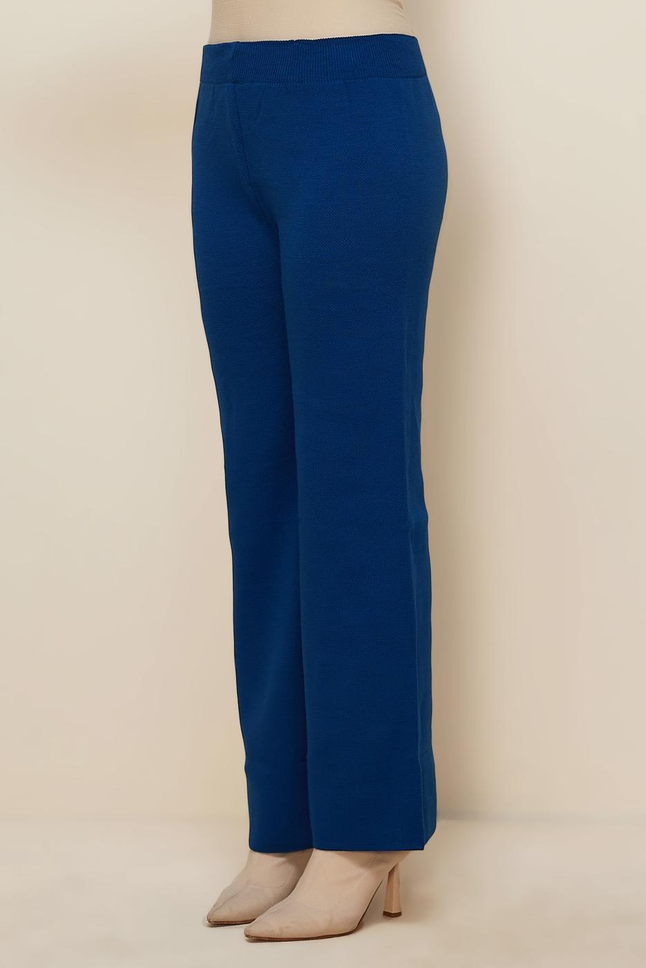 Hijab clothing NAVY BLUE T 3844 NSS TRİKO PANTOLON