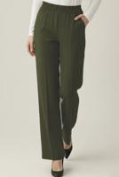 Vêtements hijab KAKI PANTALON TAILLE ÉLASTIQUE T 5011