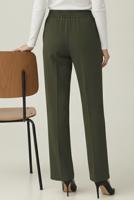 Vêtements hijab KAKI PANTALON TAILLE ÉLASTIQUE T 5011