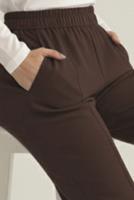 Vêtements hijab BRUN PANTALON TAILLE ÉLASTIQUE T 5011