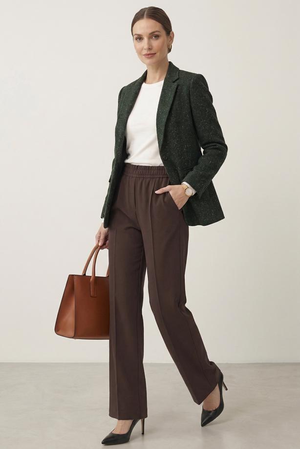 Tesettür giyim  SCUBA ÖRME PANTOLON T 5011 - TRENDTESETTÜR