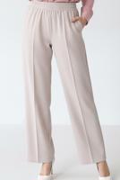 Hijab clothing BEIGE ELASTIC WAIST PANTS T 5011