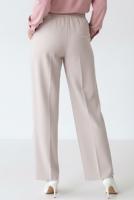 Hijab clothing BEIGE ELASTIC WAIST PANTS T 5011