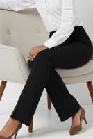 Vêtements hijab NOIR T 6011 BN İSPANYOL PAÇA PANTOLON