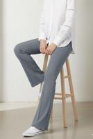 Hijab clothing GREY FLARE FIT PANTS T 6011