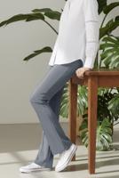 Hijab clothing GREY FLARE FIT PANTS T 6011