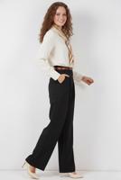 Tesettür giyim SİYAH BOL PAÇA PANTOLON T 6966