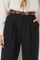 Tesettür giyim SİYAH BOL PAÇA PANTOLON T 6966