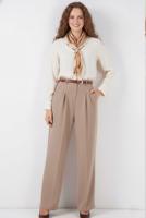 Tesettür giyim BEJ BOL PAÇA PANTOLON T 6966