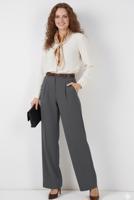 Tesettür giyim GRİ BOL PAÇA PANTOLON T 6966