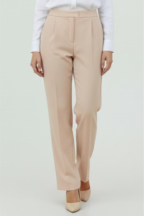 Tesettür giyim BEJ PALAZZO PANTOLON T 7011 - TRENDTESETTÜR