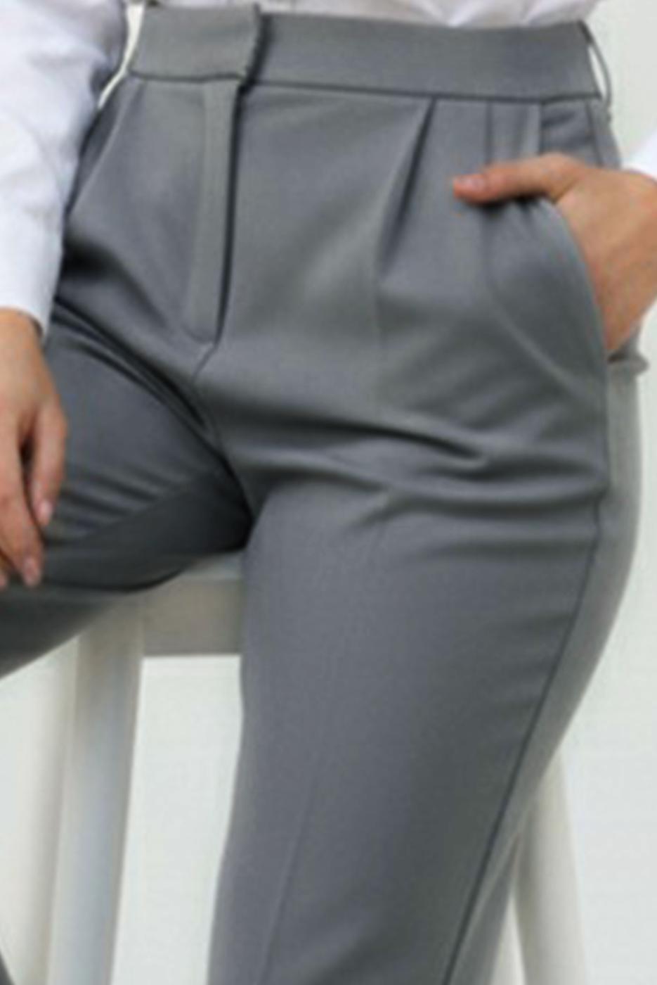 Vêtements hijab GRIS PANTALON PALAZZO T 7011