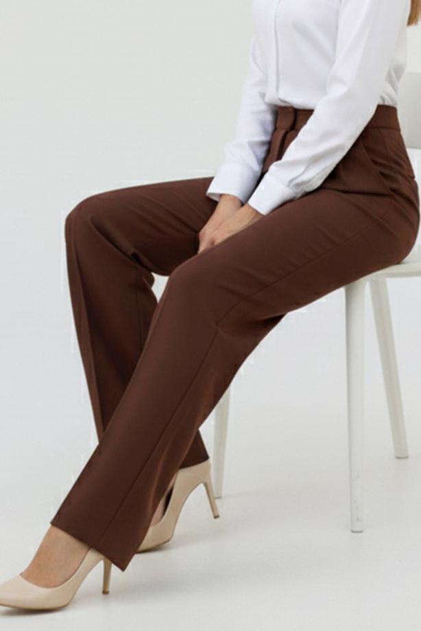 Vêtements hijab BRUN T 7011 BN PALAZZO PANTOLON - TRENDTESETTÜR