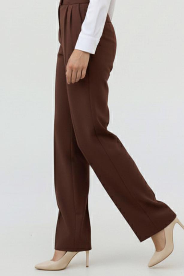 Vêtements hijab BRUN T 7011 BN PALAZZO PANTOLON - TRENDTESETTÜR