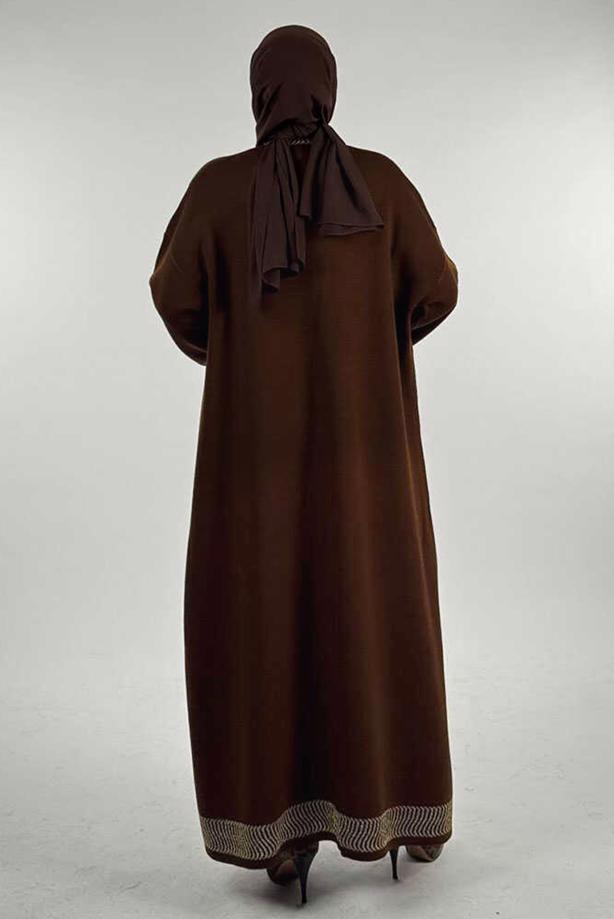 Vêtements hijab BRUN COSTUME HABILLÉ AVEC VESTE T 11381 - TRENDTESETTÜR